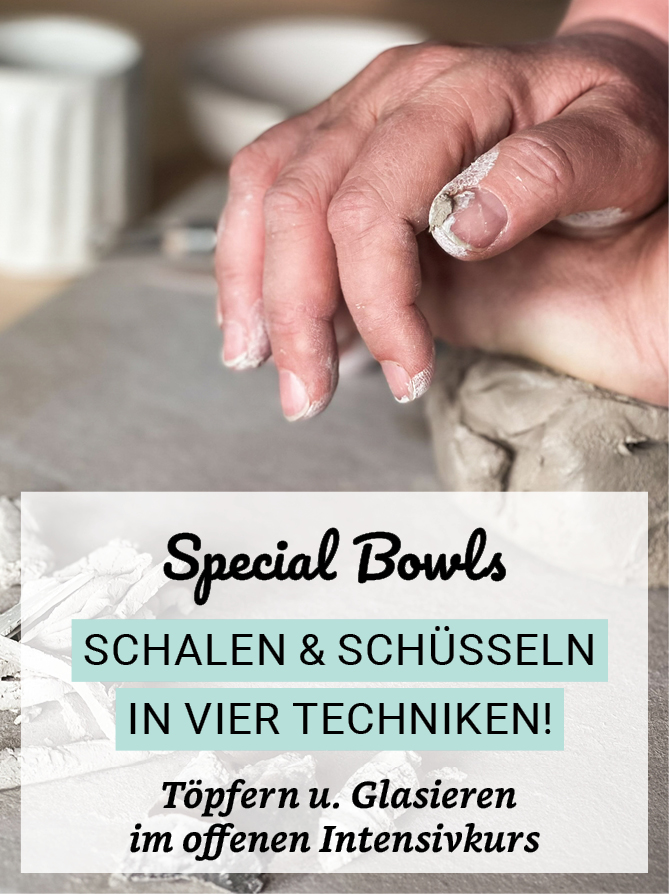 Töpferkurs "Special Bowls" bei freudendinge in Nürnberg Gostenhof